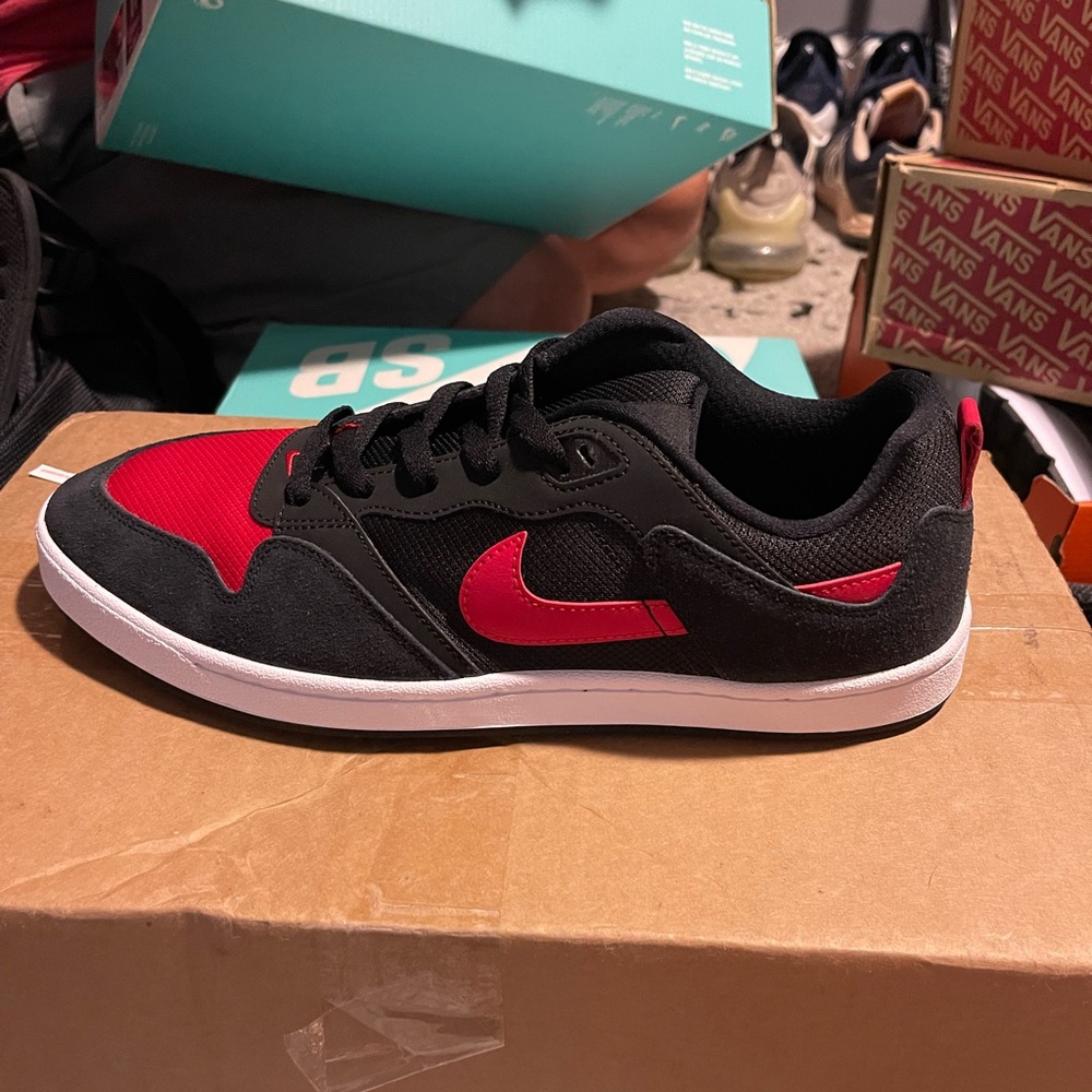 Black and Red Sneakers